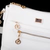 Nas Bag Kadın Postacı Çapraz Çanta Beyaz Mercan   (en 25 cm ;boy 22 cm )