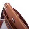 Nas Bag Kadın Postacı Çapraz Çanta Taba Kahve Lacst (en 25 cm ;boy 22 cm )