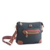 Nas Bag Kadın Postacı Çapraz Çanta Yeşil Taba Karaca  (en 25 cm ;boy 22 cm )