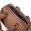 Nas Bag Kadın Premium Mini 2li set El Omuz ve Çapraz Çanta ile Cüzdan Seti Taba 