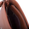 Nas Bag Kadın Sade Çift Askılı Yumuşak Dokulu Omuz ve Çapraz Çanta Taba
