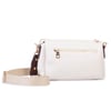 Nas Bag Kadın Sade Günlük Postacı Çantası ( 25x16 cm) Krem Kahve Victoria
