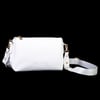 Nas Bag Kadın Sade Günlük Postacı Çantası ( 25x16 cm) Beyaz Victoria