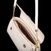 Nas Bag Kadın Sade Şık Omuz ve Çapraz Çanta (en 24 cm ;boy 12 cm ) Krem