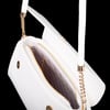 Nas Bag Kadın Sade Şık Omuz ve Çapraz Çanta (en 24 cm ;boy 12 cm ) Beyaz
