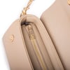 Nas Bag Kadın Sade Şık Omuz ve Çapraz Çanta (en 24 cm ;boy 12 cm ) Kum