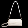 Nas Bag Kadın Sade Şık Omuz ve Çapraz Çanta (en 24 cm ;boy 12 cm ) Krem