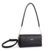Nas Bag Kadın Sade Şık Omuz ve Çapraz Çanta (en 24 cm ;boy 12 cm ) Siyah