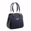 Nas Bag Kadın Sade ve Şık El ve Omuz Çantası Siyah Dona   (Ölçüsü:24x21x16)