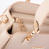 Nas Bag Kadın Sade ve Şık El ve Omuz Çantası Kum Lacst (Ölçüsü:24x21x16)