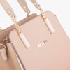 Nas Bag Kadın Sade ve Şık El ve Omuz Çantası Kum Mngo  (Ölçüsü:24x21x16)