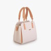 Nas Bag Kadın Sade ve Şık El ve Omuz Çantası Krem Camel Mngo  (Ölçüsü:24x21x16)
