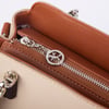 Nas Bag Kadın Sade ve Şık El ve Omuz Çantası Kum Kahve Taba   Lacst  (Ölçüsü:24x21x16)