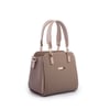 Nas Bag Kadın Sade ve Şık El ve Omuz Çantası Kum  Lacst  (Ölçüsü:24x21x16)