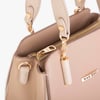 Nas Bag Kadın Sade ve Şık El ve Omuz Çantası Kum Mngo  (Ölçüsü:24x21x16)