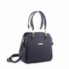 Nas Bag Kadın Sade ve Şık El ve Omuz Çantası Siyah Dona   (Ölçüsü:24x21x16)