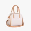 Nas Bag Kadın Sade ve Şık El ve Omuz Çantası Krem Camel Mngo  (Ölçüsü:24x21x16)