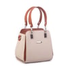 Nas Bag Kadın Sade ve Şık El ve Omuz Çantası Kum Kahve Taba   Lacst  (Ölçüsü:24x21x16)
