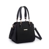 Nas Bag Kadın Sade ve Şık El ve Omuz Çantası Siyah  Lacst  (Ölçüsü:24x21x16)