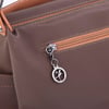 Nas Bag Kadın Salaş Çok Gözlü Çapraz Çanta Kahve Taba  Buzzy ( en :30cm x boy: 20 cm )