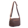 Nas Bag Kadın Salaş Çok Gözlü Çapraz Çanta Kahve Taba  Buzzy ( en :30cm x boy: 20 cm )