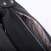 Nas Bag Kadın Salaş Çok Gözlü Çapraz Çanta Siyah  Buzzy   ( en :30cm x boy: 20 cm )