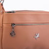 Nas Bag Kadın Salaş Çok Gözlü Çapraz Çanta  Taba Dona ( en :30cm x boy: 20 cm )