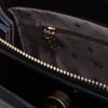 Nas Bag Kadın Şık Zincirli El ve Omuz Çantası Midiboy Siyah Rugan  27x 19 cm 