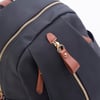 Nas Bag Kadın Sırt Çantası Siyah Taba Karaca  (en:28 ; boy:30cm)
