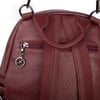 Nas Bag Kadın Sırt Çantası ve Omuz Çantası Dönüştürülebilir Tasarımlı Ürün Bordo Victoria