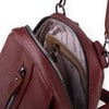 Nas Bag Kadın Sırt Çantası ve Omuz Çantası Dönüştürülebilir Tasarımlı Ürün Bordo Victoria