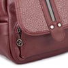 Nas Bag Kadın Sırt Çantası ve Omuz Çantası Dönüştürülebilir Tasarımlı Ürün Bordo Victoria