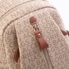 Nas Bag Kadın Sırt Çantası Vizon Taba Yazılı  (en:28 ; boy:30cm)