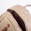 Nas Bag Kadın Sırt Çantası Vizon Taba Yazılı  (en:28 ; boy:30cm)