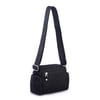 Nas Bag Kadın Spor Çok Gözlü Su Geçirmez Hafif Mini Çanta Siyah  ( 22x16 cm )