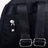 Nas Bag Kadın Water PROOF Ultra Hafif Çift Gözlü Orta Boy Sırt Çantası Siyah