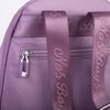 Nas Bag Kadın Water PROOF Ultra Hafif Çift Gözlü Orta Boy Sırt Çantası Mor 