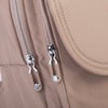 Nas Bag Kadın Water PROOF Ultra Hafif Çift Gözlü Orta Boy Sırt Çantası Vizon 