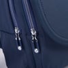 Nas Bag Kadın Water PROOF Ultra Hafif Çift Gözlü Orta Boy Sırt Çantası Lacivert 