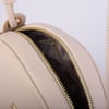Nas Bag Kadın Yuvarlak Oval Yazlık Moda Çanta Krem  Luna  