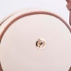 Nas Bag Kadın Yuvarlak Oval Yazlık Moda Çanta Krem Taba   Luna  