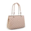 Nas Bag Kapitone Kadın El ve Omuz  Çantası Kum   ( en :36 cm x boy :23 cm )