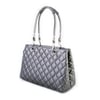 Nas Bag Kapitone Kadın El ve Omuz  Çantası Gri  ( en :36 cm x boy :23 cm )