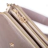 Nas Bag Mini Boy Kadın 3 Gözlü Çapraz Çanta (en 18 cm ;boy 11 cm ) Vizon Victoria