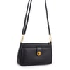 Nas Bag Mini Kadın Çapraz ve Omuz Çanta  (22x14 cm) Siyah