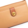 Nas Bag Mini Kadın Çapraz ve Omuz Çanta  (22x14 cm) Camel
