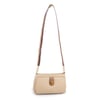 Nas Bag Mini Kadın Çapraz ve Omuz Çanta  (22x14 cm) Kum