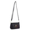 Nas Bag Mini Kadın Çapraz ve Omuz Çanta  (22x14 cm) Siyah