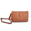 Nas Bag Mini Kadın Çapraz ve Omuz Çanta  (22x14 cm) Taba
