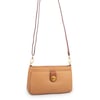 Nas Bag Mini Kadın Çapraz ve Omuz Çanta  (22x14 cm) Camel